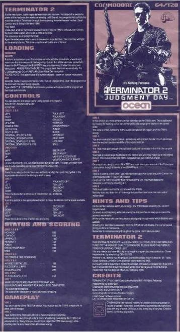 Terminator 2: Judgment Day Manual (C64/128), Computers en Software, Verzenden