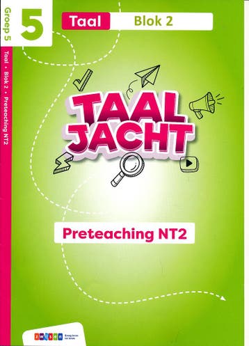 Taaljacht Handleiding Preteaching NT2  blok 2 groep 5, Boeken, Schoolboeken, Verzenden, Nieuw