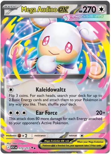 Mega Audino ex (ASC 172), Ophalen of Verzenden, Nieuw
