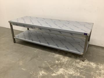 Delta Horeca werktafel - 2000x700x650mm, Ophalen of Verzenden, Nieuw zonder verpakking, RVS Meubilair