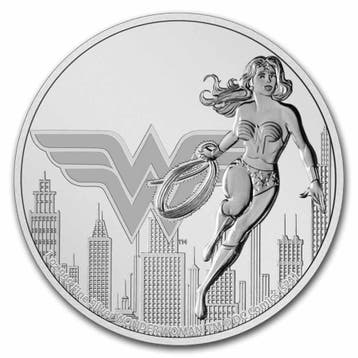 Niue - DC Comics - #2 Wonder Woman 1 oz 2021 (15.000 oplage), Verzenden, Munten