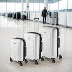 Kofferset Brice 3-delig, TSA-slot - wit, Verzenden, Nieuw