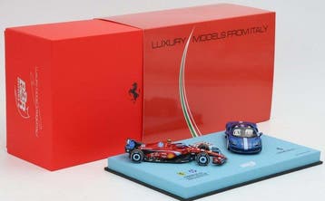 BBR 1:43 - Modelauto - Exclusif - Formule 1 Ferrari SF-24 et, Nieuw