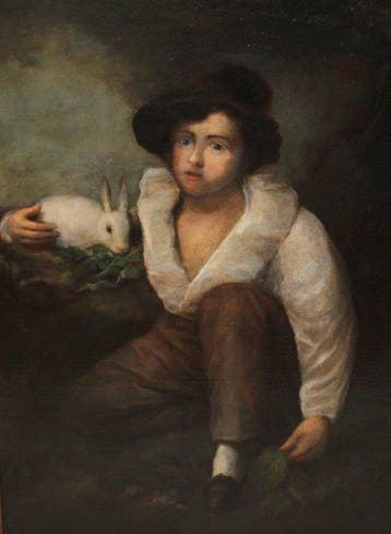 Henry Raeburn (1756 - 1823), Follower of - The Rabbit Boy