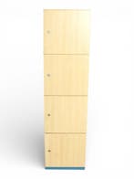 Steelcase lockerkast, vrijstaand, 154x45,5x40 cm, beuken, Huis en Inrichting, Ophalen of Verzenden, Gebruikt