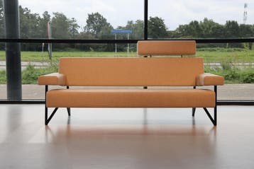 Havee Design bank Stone 3 zits Stof Steiner 216 cm breed, Huis en Inrichting, Banken | Bankstellen, Design, Nieuw, 75 tot 100 cm