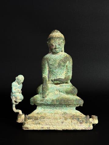 Bouddha - Ava Kingdom - 15th/16th century - Beeld -