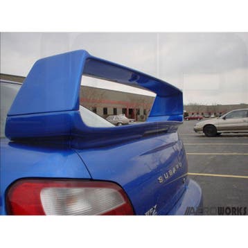 SK-Import Spoiler STI Style Polyester Subaru Impreza, Subaru, Achterklep, Nieuw, Ophalen of Verzenden