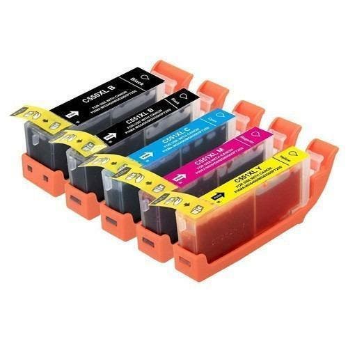 Huismerk Set Canon PGI-550 PGI550 CLI551 CLI-551 XL met chip, Computers en Software, Printerbenodigdheden, Cartridge, Nieuw, Ophalen of Verzenden