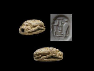 Oud-Egyptisch Scarabee voor Ramesses II (Zonder
