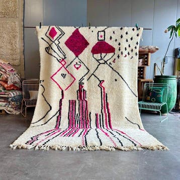 hand made - Handgemaakt Marokkaans Azilal tapijt – Uniek, Nieuw