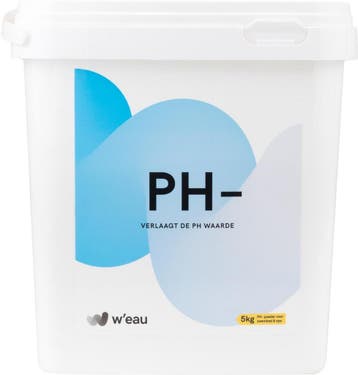 Weau pH minus poeder - 5 kg, Verzenden, Nieuw