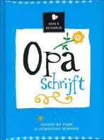Opa schrijft - Invulboek met vragen en zelfgeschreven, Verzenden, Zo goed als nieuw, Interstat
