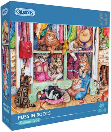 Puss in Boots Puzzel (1000 stukjes) | Gibsons - Puzzels, Verzenden, Nieuw