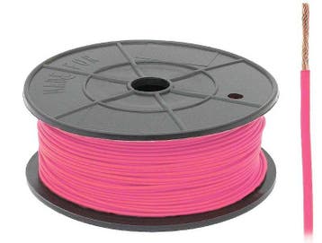 FLRY -B kabel - 1x 0,75mm - Licht Roze - Per meter, Ophalen of Verzenden, Nieuw, Kabel of Snoer