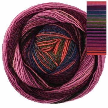 Lana Grossa Gomitolo Modo - 623 Bordeauxbloesem - Verloopg, Hobby en Vrije tijd, Ophalen of Verzenden, Nieuw