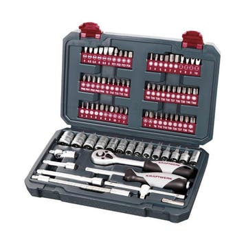 Gereedschapskoffer Kraftwerk 1/4 82-delig, Verzenden