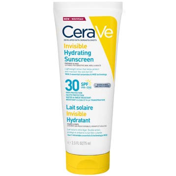 CeraVe Invisible Hydrating Sunscreen SPF30 75 ml, Ophalen of Verzenden, Nieuw, Overige typen