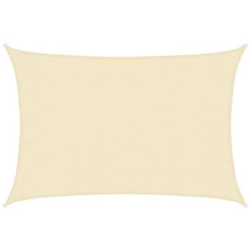 Zonnezeil 3x5m Creme | Retourdeal -34% Korting, Tuin en Terras, Schaduwdoeken, Ophalen of Verzenden, Zo goed als nieuw