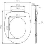 WC bril Softclose - Toiletbril - 150kg - Strand - Duroplast, Doe-het-zelf en Verbouw, Sanitair, Verzenden, Zo goed als nieuw