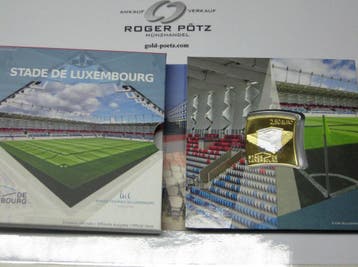 2,50 Euro 2022 Stadion Luxemburg zilver/nordisches goud P..., Verzenden