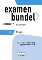 9789006629194 Examenbundel havo Biologie 2016/2017, Verzenden, Zo goed als nieuw, E.J. van der Schoot