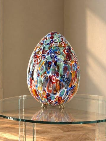 MIMU interior - Tafellamp - EGG 44 Murrine Millefiori lamp -