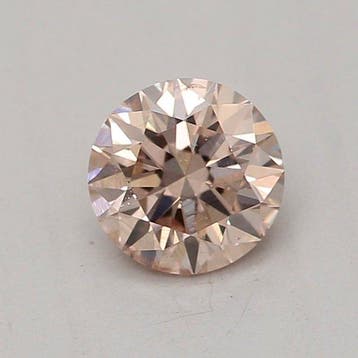 1 pcs Diamant (Natuurlijk gekleurd) - 0.30 ct - Rond - Fancy, Nieuw