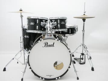 Drumstel Pearl Roadshow met bekkens en kruk zgan., Muziek en Instrumenten, Ophalen, Zo goed als nieuw, Pearl