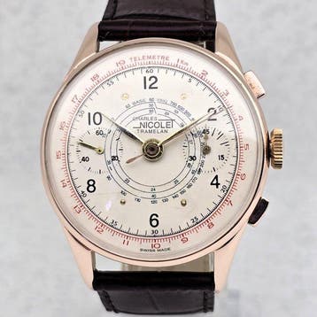 Chronographe Suisse - Charles Nicolet (Tramelan) - Cal., Nieuw