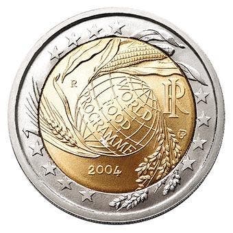 Italië 2 Euro World Food Program 2004, Verzenden