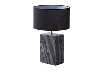 Tafellamp NOBLE 35 cm voet marmerzwart zonder lampenkap -, Huis en Inrichting, Ophalen of Verzenden, Nieuw
