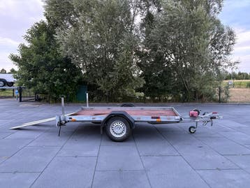 Humbaur auto/motor/atv transsporter 300 x 168 cm MARGE!, Ophalen, Gebruikt