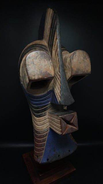 Prachtig kifwebe-masker. - Songye - Congo RDC (Zonder