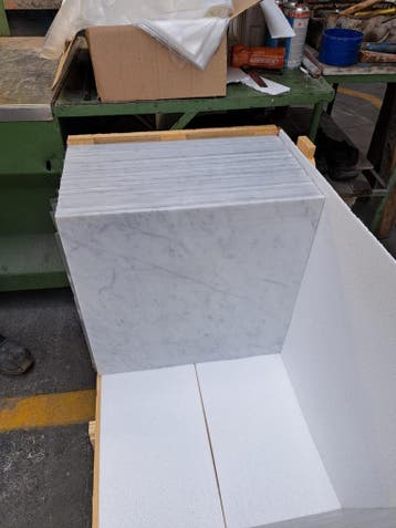 Marmer Carrara vloer super voordelig, 60 cm of meer, 40 tot 60 cm, Verzenden, Nieuw