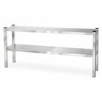 HCB Pro-line Dubbele etagère brug - 140 x 30 x 65 cm - RVS, Verzenden, Nieuw in verpakking, Overige typen