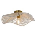 Landelijke plafondlamp messing, Annelot, Ophalen of Verzenden, Nieuw, Metaal, Landelijk