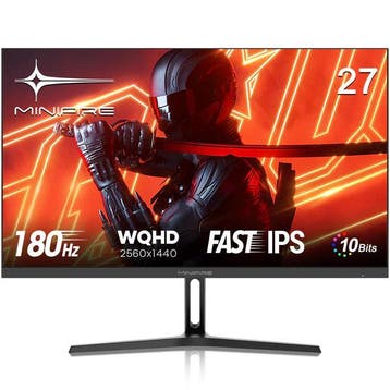 Gaming Monitor - Beeldscherm computer - 27 inch - 180Hz - WQ, Verzenden, Zo goed als nieuw