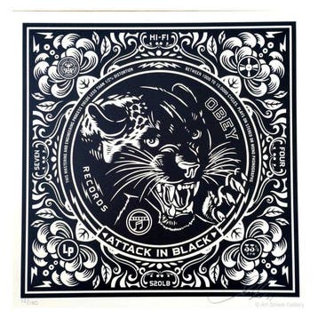 Shepard Fairey (OBEY) (1970) - Attack In Black (artist