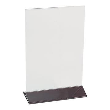 Menu standaard transparant plexiglas A5 15x21(h)cm EMGA, Verzenden, Nieuw in verpakking