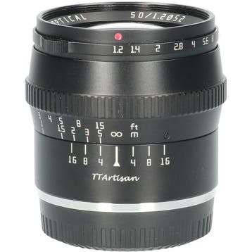 Tweedehands TTArtisan 50mm f/1.2 APS-C Fujifilm X CM6686, Ophalen of Verzenden, Gebruikt, Overige typen