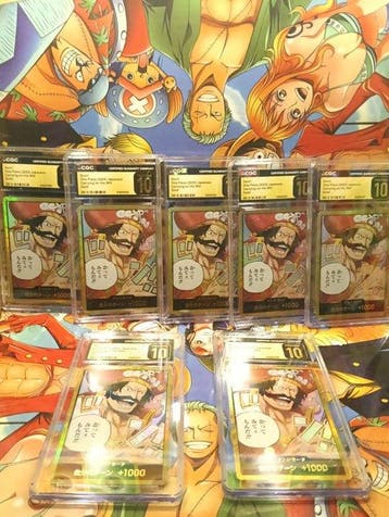 Bandai - 7 Graded card - One Piece - Don Foil, Parallel, Nieuw