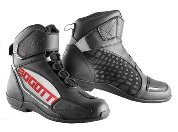 Bogotto GPX Motorschoenen Zwart Wit Rood, Laarzen, Nieuw met kaartje, Bogotto, Heren