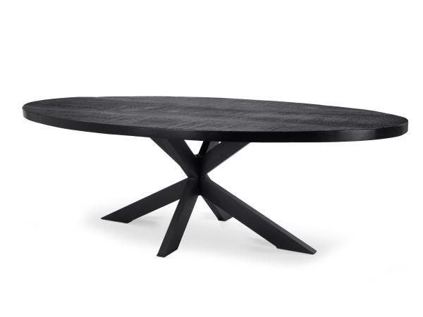 Veiling - Eettafel Villa Ovaal 240 x 120 - Hout - Matrixpoot, Huis en Inrichting, Tafels | Eettafels