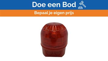 Bieden: Marble sounder beacon RED alarm signal horn, Ophalen of Verzenden, Nieuw