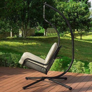 2dekans | SoBuy Hangstoel incl. Frame - Max. 150 kg - 103 x, Ophalen of Verzenden, Zo goed als nieuw