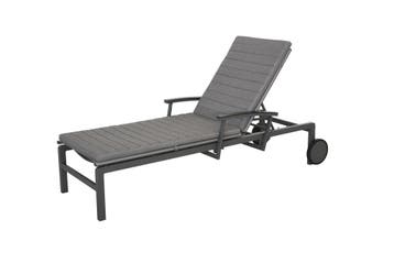 Showroommodel Regina verstelbaar en verrijdbaar ligbed, Tuin en Terras, Tuinsets en Loungesets, Ophalen of Verzenden, Nieuw, Aluminium