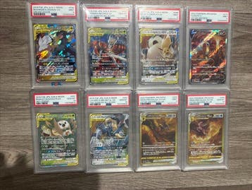 Pokémon - 10 Graded card Foil, Full art - PSA 10 - Sun &, Hobby en Vrije tijd, Verzamelkaartspellen | Pokémon, Nieuw