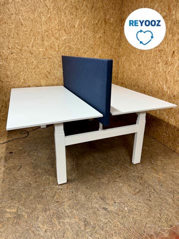 Ahrend Balance zit-sta duo bureau - wit - tweedehands, Nieuw in verpakking