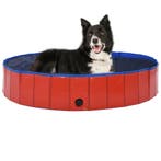 vidaXL Hondenzwembad inklapbaar 160x30 cm PVC rood, Dieren en Toebehoren, Verzenden, Nieuw